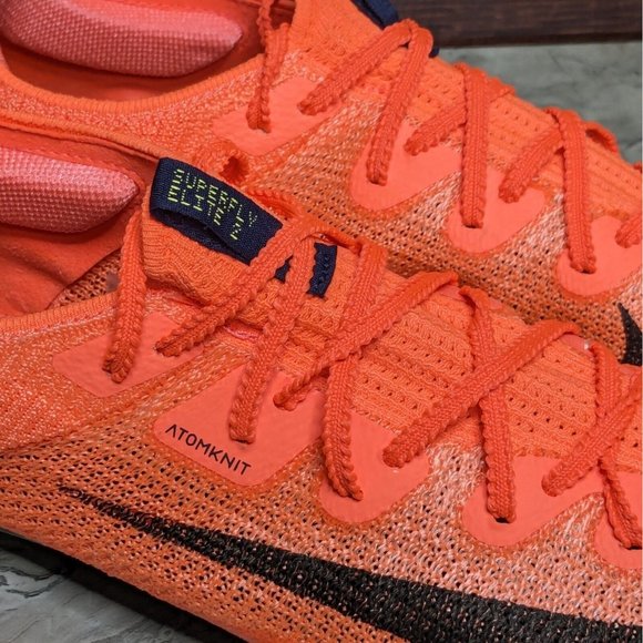 Nike Zoom Superfly Elite 2 Men\'s 12 Mango Orange Track Spikes Shoes CD4382-800 main image 8